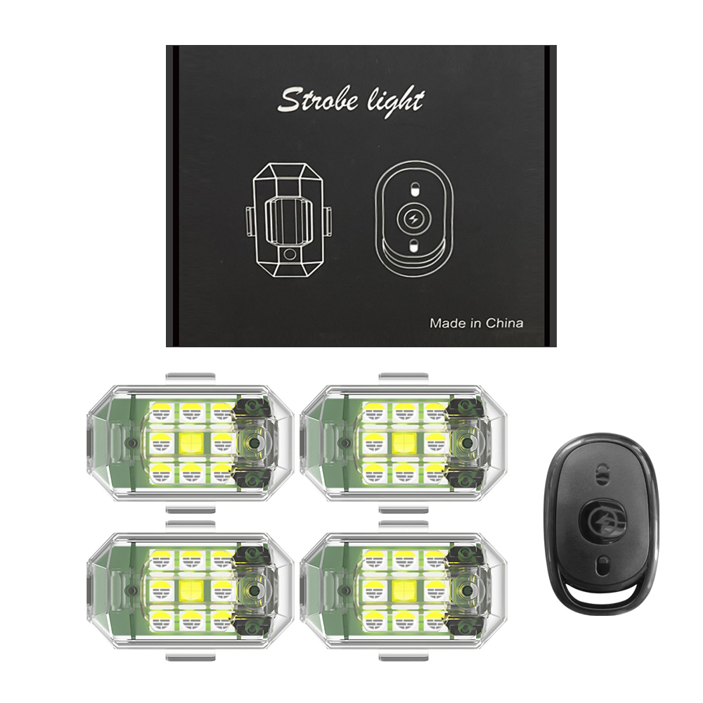 Drone Beacon Light - 1/2/4 stuks draadloze LED Drone stroboscooplicht
