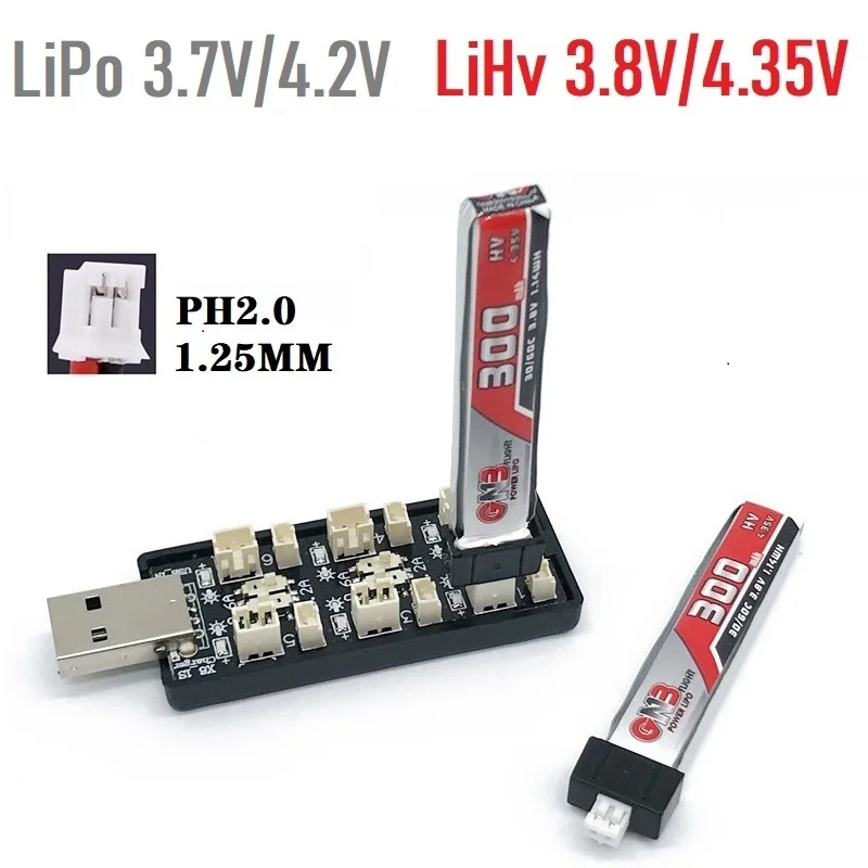 6CH USB 1S LiPo/LiHv 3.7 V/4.2 - Drone Power Bank recensie en prijs